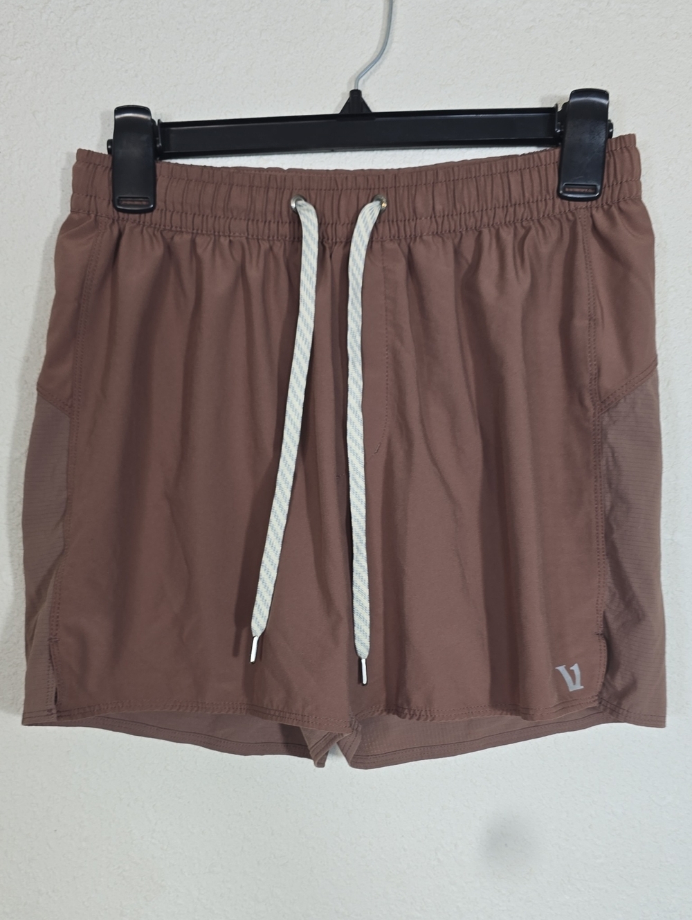 Men's Brown Performance Drawstring Shorts